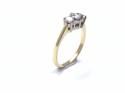 18ct Diamond Three Stone Ring 0.50ct