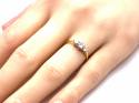 18ct Diamond Three Stone Ring 0.50ct