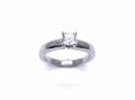 Platinum Princess Cut Diamond Ring