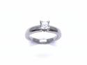 Platinum Princess Cut Diamond Ring