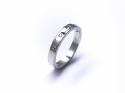 18ct White Gold Diamond Band