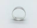 Silver Flat Wedding Ring 8mm Z plus 3