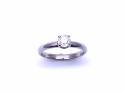 Platinum Diamond Solitaire Ring 0.60ct