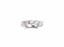 18ct White Gold Diamond 5 Stone Ring 1.06ct