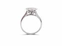 14ct White Gold Diamond Cluster Ring Ap 1.00ct