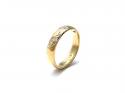 18ct Yellow Gold Diamond Band