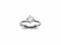 Platinum Diamond Solitaire Ring