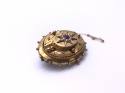 Victorian Pinchbeck Mourning Brooch
