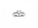 18ct White Gold Diamond Ring 0.50ct