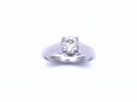 Platinum Diamond Solitaire Ring