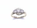 9ct Diamond Three Stone Ring