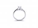 18ct White Gold Diamond Solitaire Ring