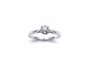 Platinum Diamond Solitaire Ring