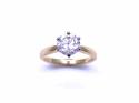 18ct Yellow Gold Diamond Solitaire Ring 1.62ct