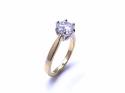 18ct Yellow Gold Diamond Solitaire Ring 1.62ct