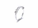 18ct White Gold Diamond 7 Stone Ring