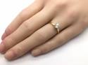 18ct Yellow Gold Diamond Solitaire Ring