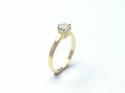 18ct Yellow Gold Diamond Solitaire Ring