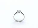 9ct White Gold Diamond Solitaire Ring