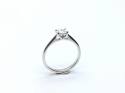 9ct White Gold Diamond Solitaire Ring