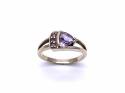 9ct Yellow Gold Amethyst Ring