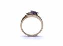 9ct Yellow Gold Amethyst Ring