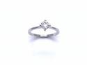 9ct White Gold Diamond Solitaire 0.40ct