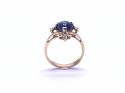 9ct Yellow Gold Sapphire & Diamond Ring