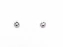 Platinum Diamond Halo Cluster Earrings 0.20ct