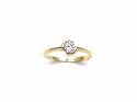 18ct Yellow Gold Diamond Solitaire Ring