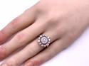 14ct White Gold Diamond Cluster Ring 1.50ct