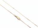 18ct Yellow Gold Trace Chain 18 inch