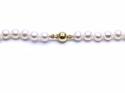 9ct Freshwater Cultured Pearl Necklet 5mm 17 inch