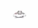 18ct White Gold Diamond Solitaire Ring