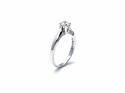 18ct White Gold Diamond Solitaire Ring