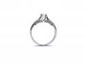 18ct White Gold Diamond Solitaire Ring