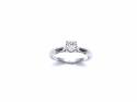 18ct White Gold Diamond Solitaire Ring