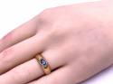 9ct Yellow Gold Blue Topaz Ring