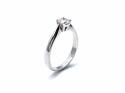 Platinum Diamond Solitaire Ring