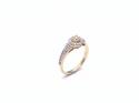 18ct Yellow Gold Yellow & White Diamond  Ring