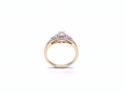 18ct Yellow Gold Yellow & White Diamond  Ring