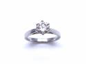 Platinum Laboratory Grown Diamond Ring 1.01ct