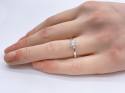 18ct White Gold Diamond Solitaire Ring 0.56ct