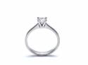 18ct White Gold Diamond Solitaire Ring 0.56ct