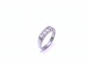 18ct White Gold Diamond 5 Stone Ring