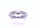 18ct White Gold Diamond Ring 0.33ct