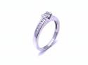 18ct White Gold Diamond Ring 0.33ct