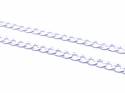 Silver Flat Open Curb Chain 24 Inch