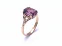 Pink Paste Solitaire Ring