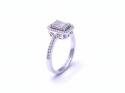 18ct White Gold Diamond Ring 0.54ct